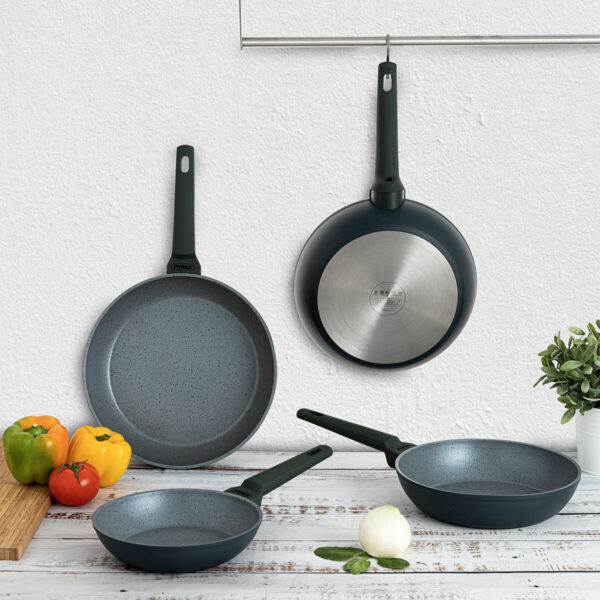 Antihaftbeschichtete Pfanne Pyrex Geoh Geschmiedetes Aluminium 20 cm – Bild 3