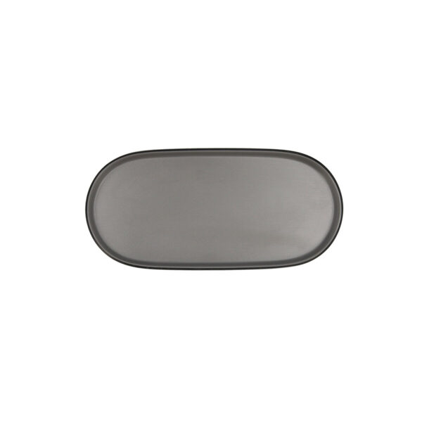 Tablett für Snacks Bidasoa Gio Grau Kunststoff 23 x 10 cm (12 Stück) – Bild 5