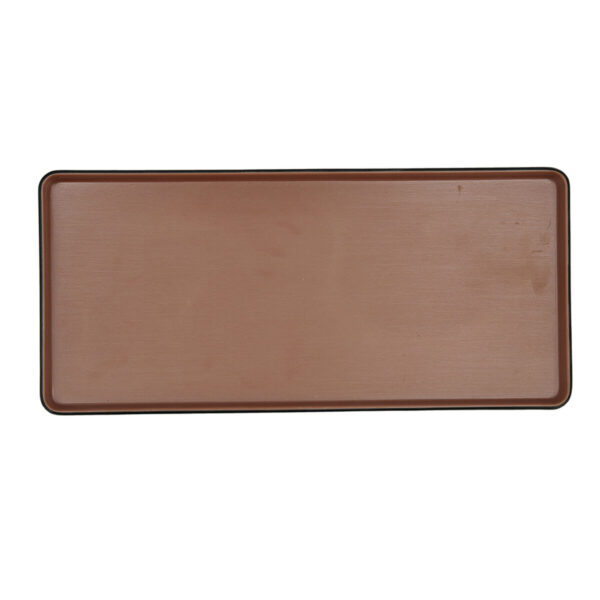 Tablett für Snacks Bidasoa Gio Braun Kunststoff 31,5 x 14,5 cm (9 Stück) – Bild 6