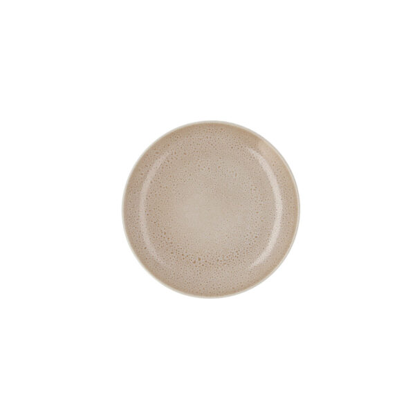 Flacher Teller Ariane Porous Beige aus Keramik Ø 21 cm (12 Stück) – Bild 2