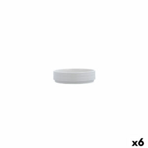 Satz für Appetithäppchen Ariane Artisan Weiß aus Keramik 12 cm (6 Stück)