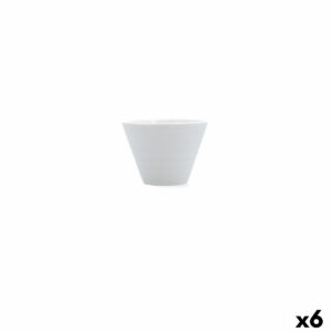 Satz für Appetithäppchen Ariane Artisan Weiß aus Keramik 11 cm (6 Stück)