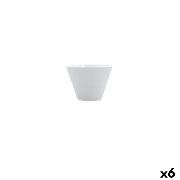 Satz für Appetithäppchen Ariane Artisan Weiß aus Keramik 11 cm (6 Stück)