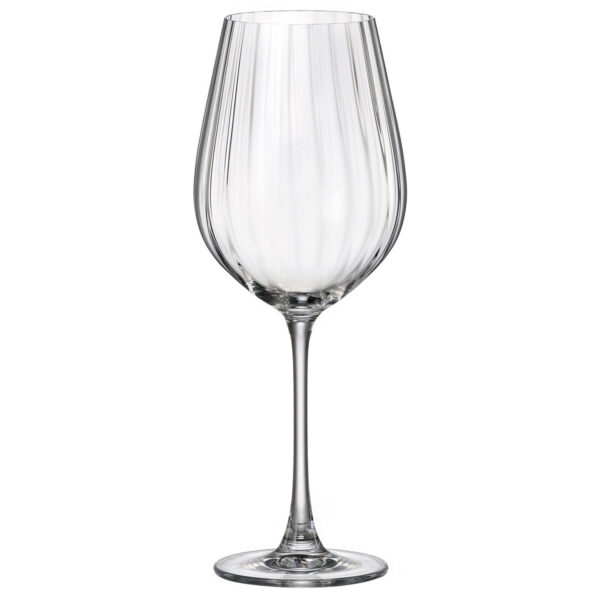 Weinglas Bohemia Crystal Optic Durchsichtig 650 ml 6 Stück – Bild 6