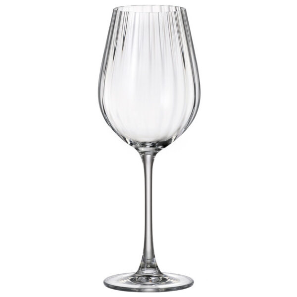 Weinglas Bohemia Crystal Optic Durchsichtig 6 Stück 500 ml – Bild 5