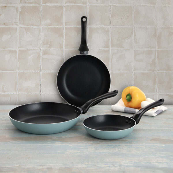 Pfannen-Set Quid Country Geprägtes Aluminium Blau Bakelit (3 Stücke) – Bild 2