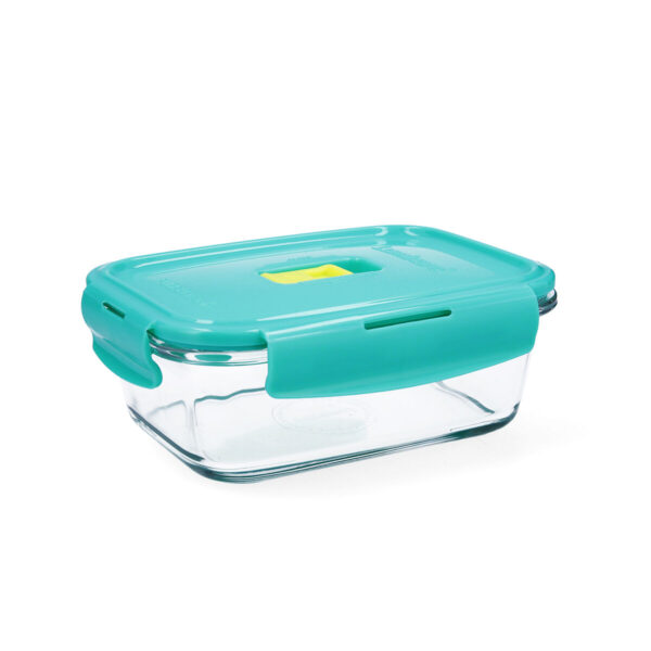 Lunchbox hermetisch Luminarc Pure Box Holy zweifarbig Glas 820 ml (6 Stück) – Bild 4