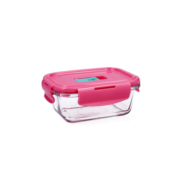 Lunchbox hermetisch Luminarc Pure Box Holy zweifarbig Glas 380 ml (6 Stück) – Bild 5