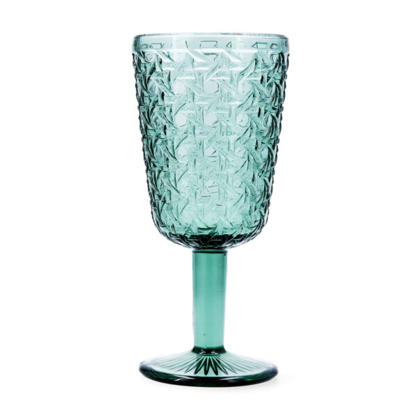 Glas Bidasoa Agata grün Glas 285 ml (6 Stück) – Bild 3