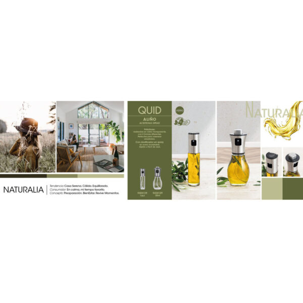 Ölfläschchen Quid Naturalia Durchsichtig Glas 160 ml (12 Stück) – Bild 2
