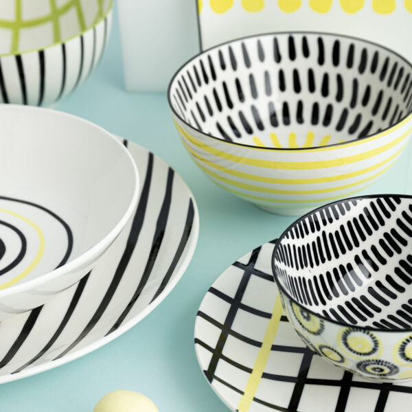Dessertteller Bidasoa Zigzag Bunt aus Keramik 19 cm (12 Stück) – Bild 5