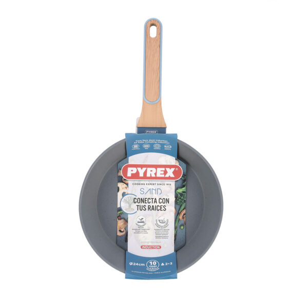 Pfanne Pyrex Sand Geschmiedetes Aluminium Blau 24 cm – Bild 3