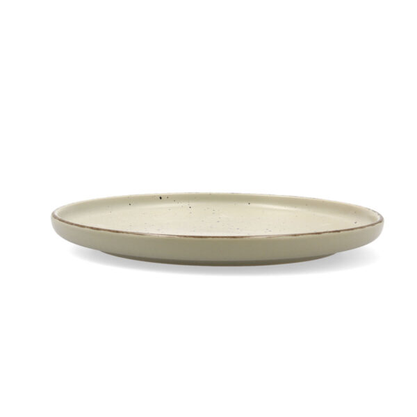 Flacher Teller Quid Duna grün aus Keramik 26,5 x 2,8 cm (6 Stück) – Bild 3