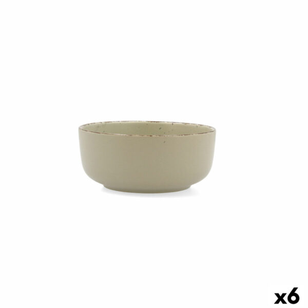 Schüssel für Vorspeisen Quid Duna grün aus Keramik 15 x 15 cm (6 Stück)