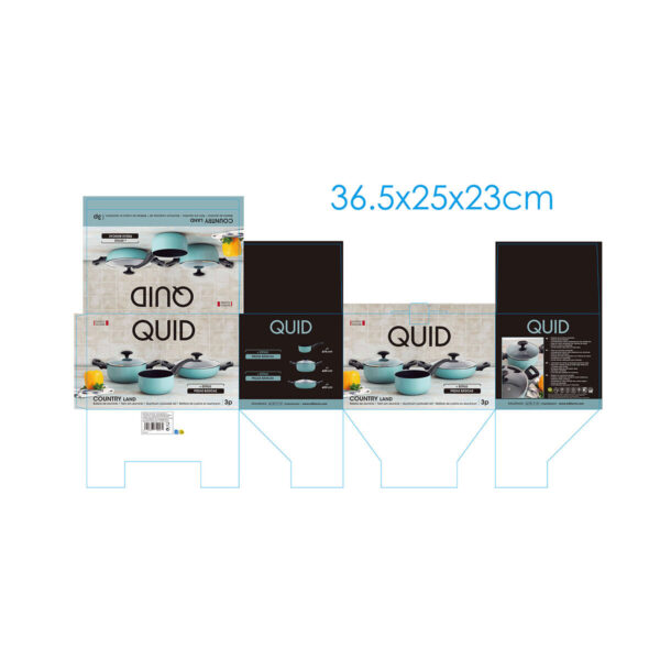 Topfset Quid Country Land Filter 3 Stücke – Bild 4