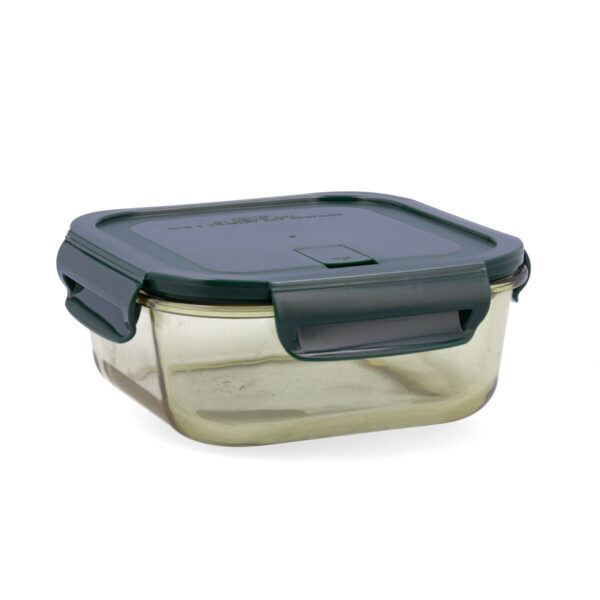 Lunchbox hermetisch Bidasoa Infinity karriert 1,1 L Gelb Glas (12 Stück) – Bild 5