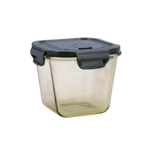 Lunchbox hermetisch Bidasoa Infinity karriert 900 ml Gelb Glas (12 Stück) – Bild 5