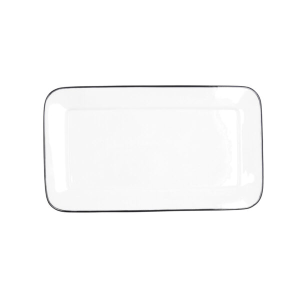 Tablett für Snacks Quid Gastro Weiß aus Keramik 31 x 18 cm (6 Stück) – Bild 4