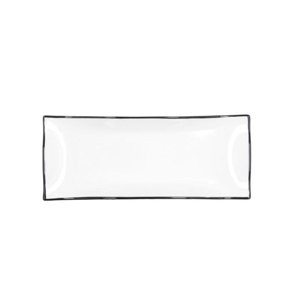 Tablett für Snacks Quid Gastro Weiß aus Keramik 29,5 x 11 x 3 cm (6 Stück) – Bild 4