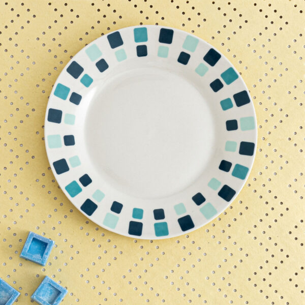 Dessertteller Quid Simetric Blau aus Keramik 19 cm (12 Stück) – Bild 2
