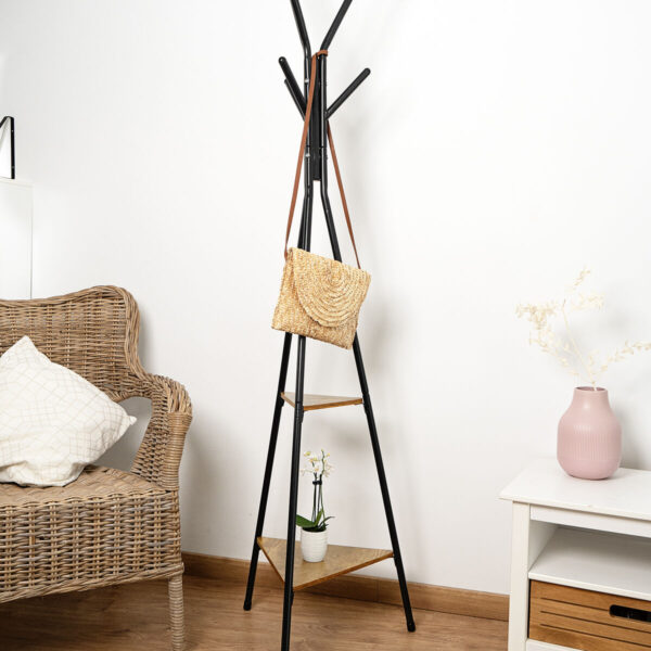 Hattestativ Vinthera Moa Stahl Schwarz 49,5 x 49,5 x 180 cm – Bild 2