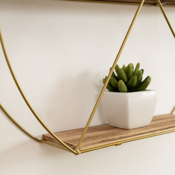 Regal Vinthera Moa Gold Stahl 50 x 12 cm (6 Stück) – Bild 4