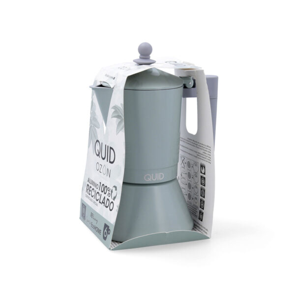 Italienische Kaffeemaschine Quid Ozon grün Metall 6 Tassen (6 Stück) – Bild 5