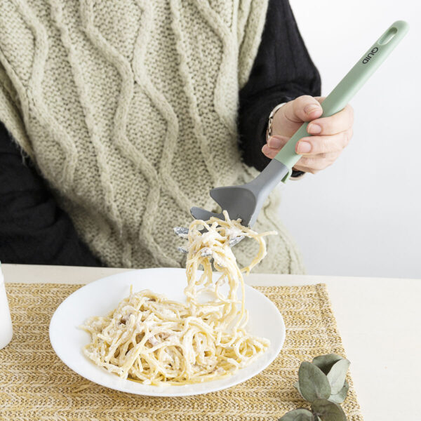 Spaghettilöffel Quid Ozon grün Kunststoff 32 cm (12 Stück) – Bild 4