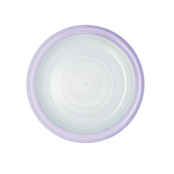 Flacher Teller Quid Kaleido grün Lila aus Keramik 27 cm (12 Stück) – Bild 6