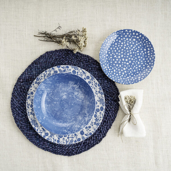 Geschirr-Set Bidasoa Aquilea Blau aus Keramik 18 Stücke – Bild 4
