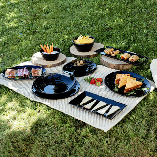 Suppenteller Quid Select Basic Schwarz Melamine 23 cm (24 Stück) – Bild 2