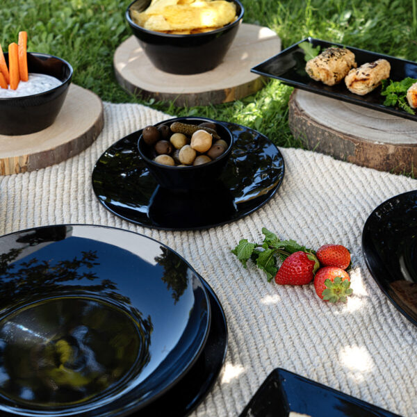 Suppenteller Quid Select Basic Schwarz Melamine 23 cm (24 Stück) – Bild 5
