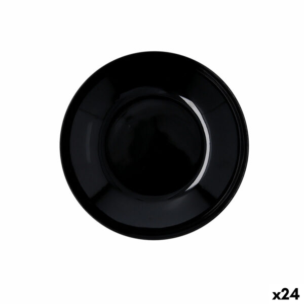 Suppenteller Quid Select Basic Schwarz Melamine 23 cm (24 Stück)
