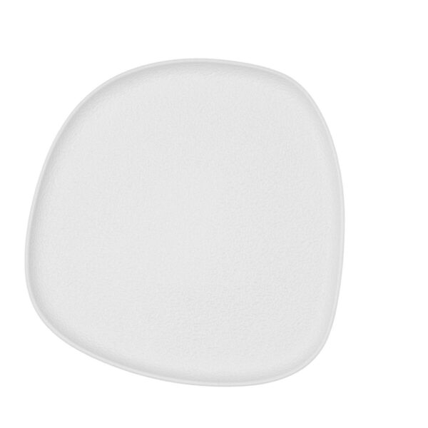 Flacher Teller Bidasoa Fosil Weiß aus Keramik 26,3 x 25,5 x 2,4 cm (6 Stück) – Bild 6
