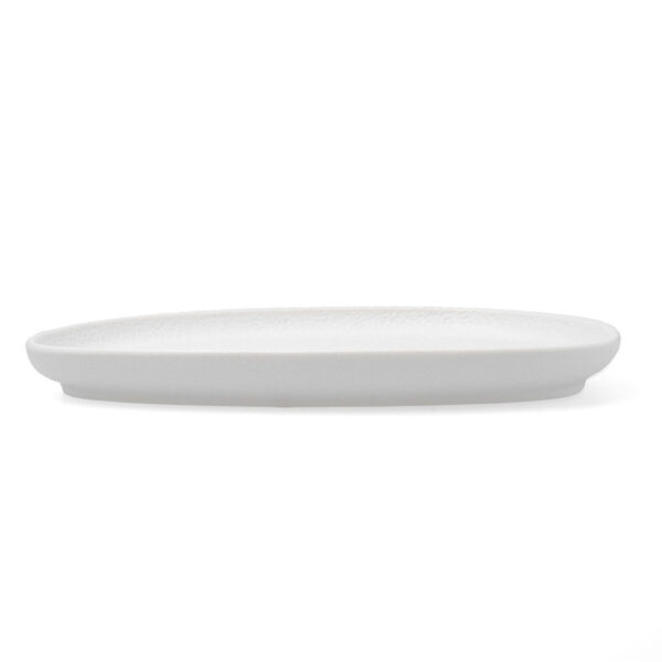 Flacher Teller Bidasoa Fosil Weiß aus Keramik 26,3 x 25,5 x 2,4 cm (6 Stück) – Bild 7