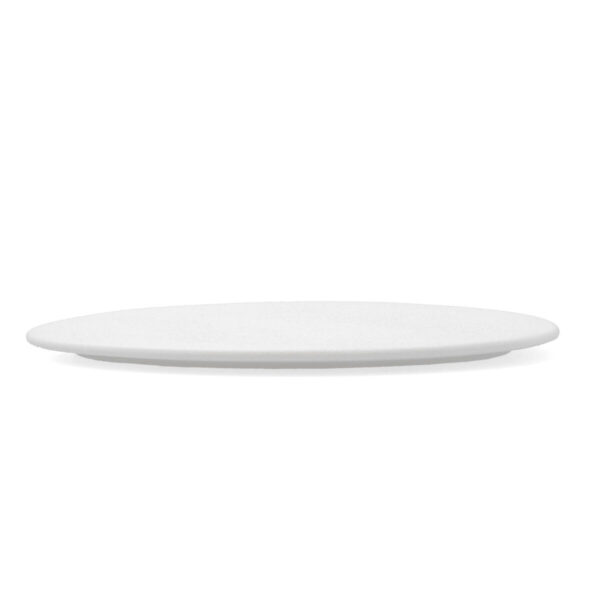 Tablett für Snacks Bidasoa Fosil Weiß aus Keramik Tonerde 25,2 x 24,8 x 1,2 cm (6 Stück) – Bild 7