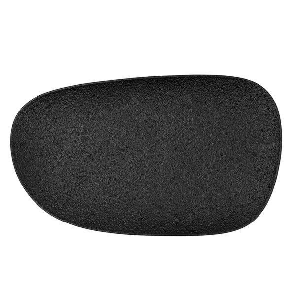 Tablett für Snacks Bidasoa Fosil Schwarz aus Keramik Tonerde 34 x 20,3 x 3 cm (6 Stück) – Bild 6