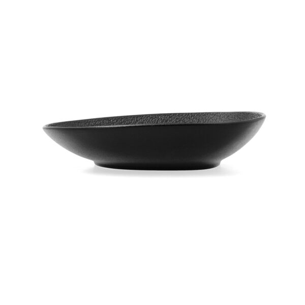 Suppenteller Bidasoa Fosil Schwarz aus Keramik karriert 21,9 x 21,7 x 4,8 cm (6 Stück) – Bild 7