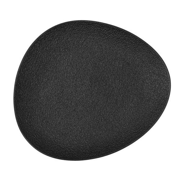 Flacher Teller Bidasoa Fosil Schwarz aus Keramik Oval 28 x 24,8 x 2,5 cm (6 Stück) – Bild 6