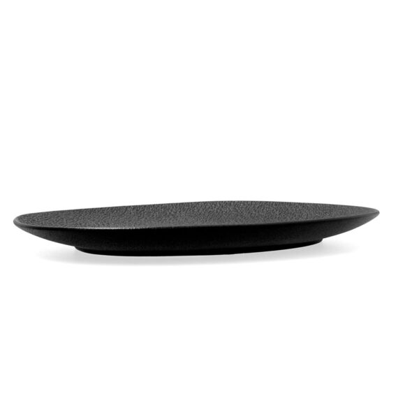 Flacher Teller Bidasoa Fosil Schwarz aus Keramik Oval 28 x 24,8 x 2,5 cm (6 Stück) – Bild 7