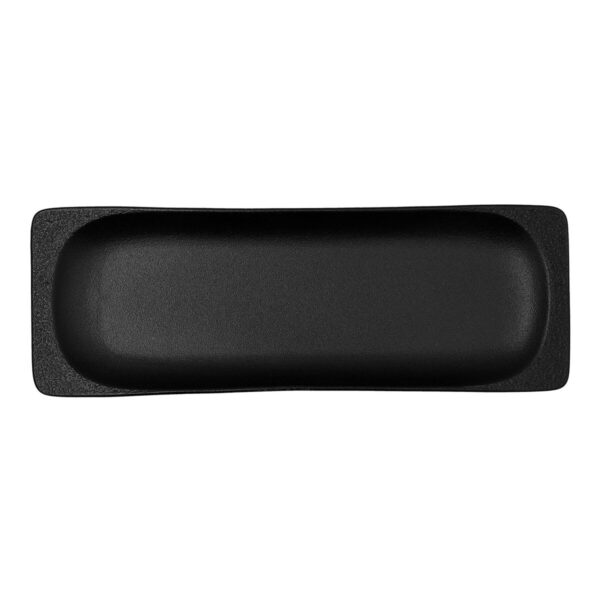 Tablett für Snacks Bidasoa Fosil Schwarz aus Keramik Tonerde 36 x 12,7 x 2,9 cm (9 Stück) – Bild 5