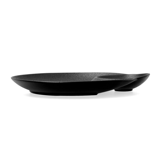 Suppenteller Bidasoa Fosil Schwarz aus Keramik 27,5 x 25,7 x 3,6 cm (8 Stück) – Bild 6