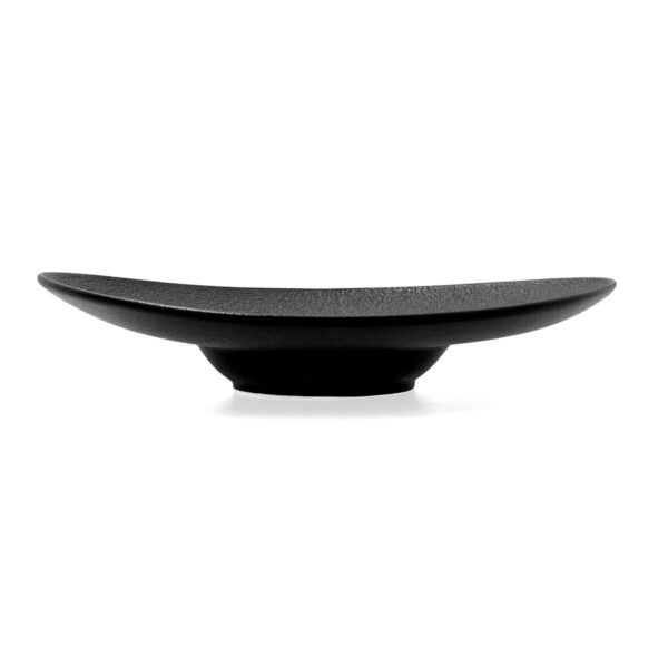 Suppenteller Bidasoa Fosil Schwarz aus Keramik Oval 27,3 x 22,2 x 5,7 cm (8 Stück) – Bild 6