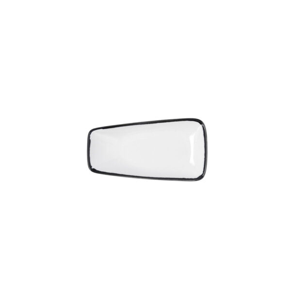 Tablett für Snacks Ariane Vital Filo Weiß Schwarz aus Keramik Tonerde 15 x 8,5 x 8,5 cm (12 Stück) – Bild 3