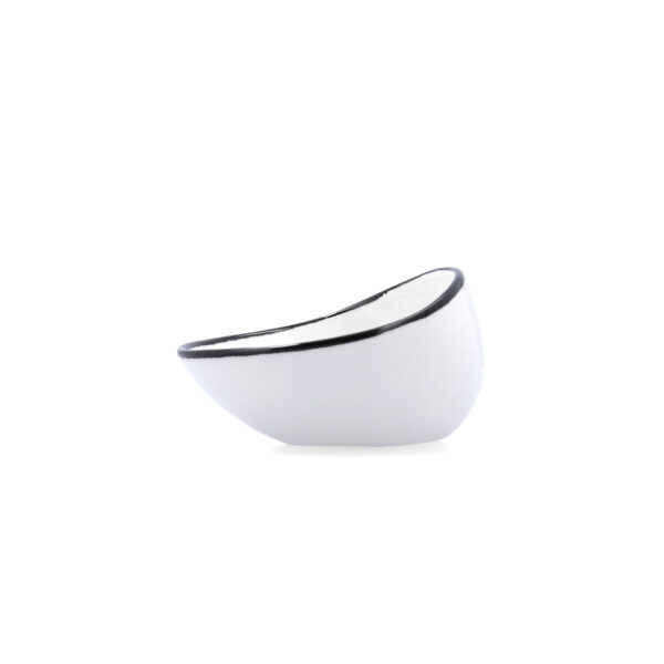 Schüssel Ariane Vital Filo Weiß Schwarz aus Keramik 12,5 cm (8 Stück) – Bild 5