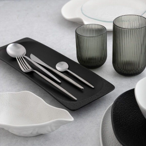 Löffel-Set Bidasoa Fosil Metall Stahl 19 x 3 x 2 cm (6 Stück) – Bild 2