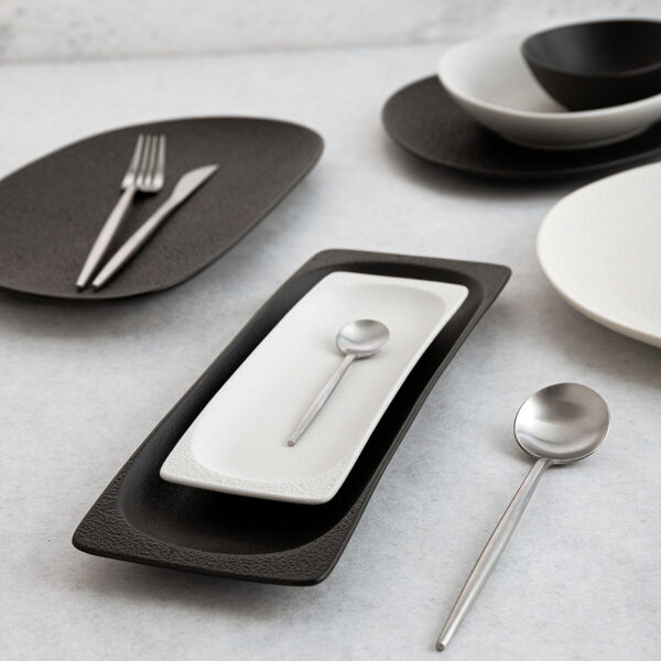 Löffel-Set Bidasoa Fosil Metall Stahl 19 x 3 x 2 cm (6 Stück) – Bild 3