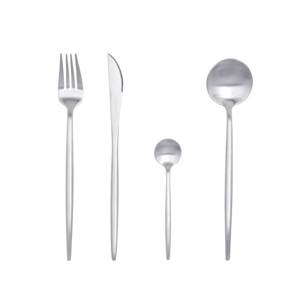 Löffel-Set Bidasoa Fosil Metall Stahl 19 x 3 x 2 cm (6 Stück) – Bild 4