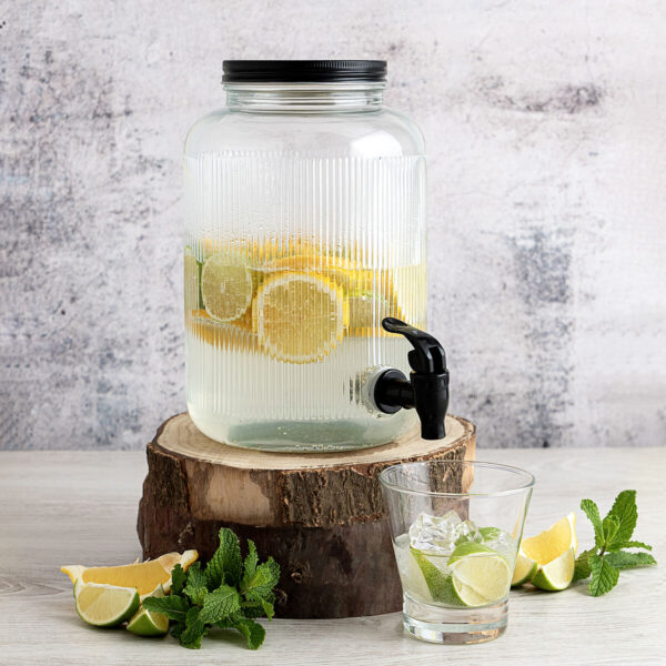 Getränkedispenser Quid Maison Durchsichtig Glas 4 L (4 Stück) – Bild 2