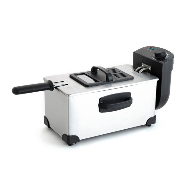 Fritteuse Dcook Gallery Silberfarben 2000 W 3 L 4 Stück – Bild 5